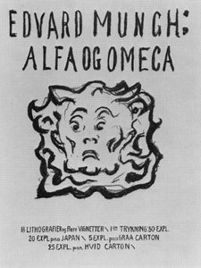 Alpha and Omega by Edvard Munch